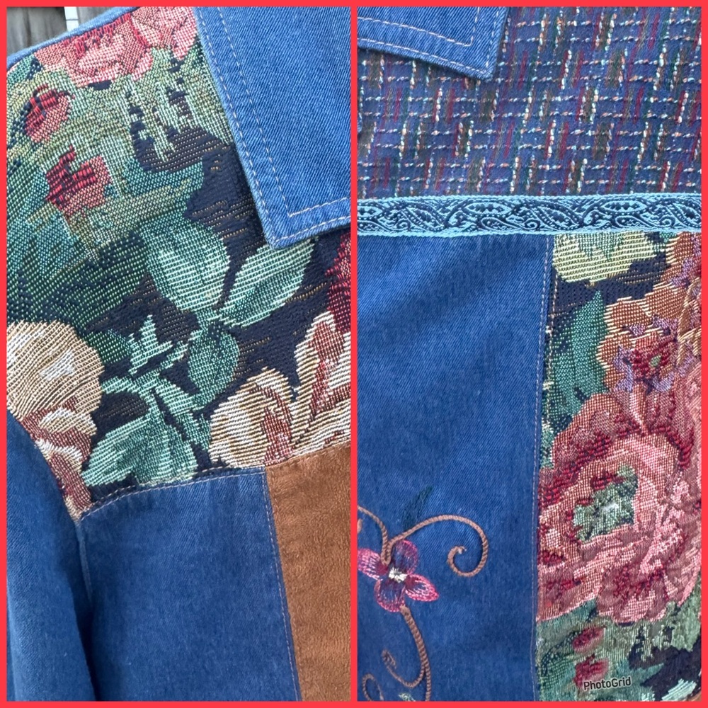 Koret Multicolor Patchwork Jean Jacket - image 4